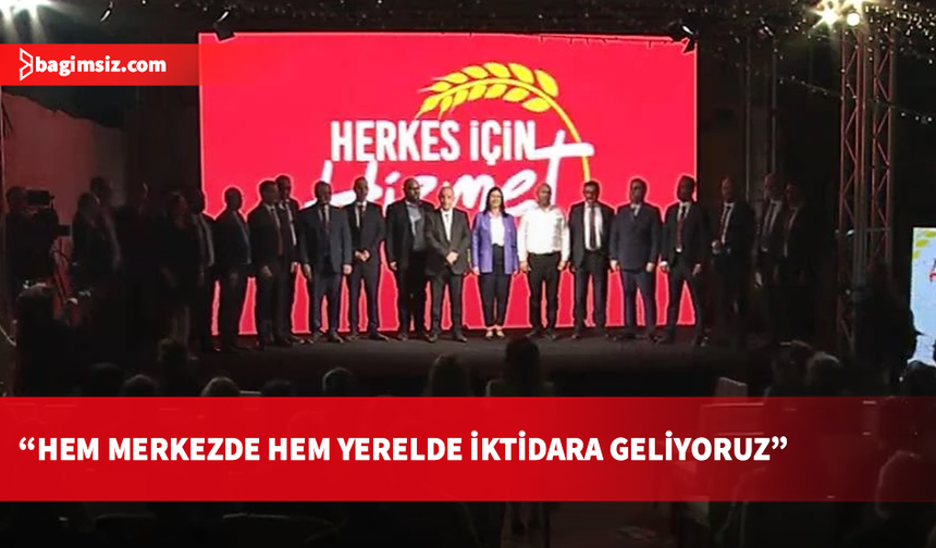 İncirli: 6 Aralık’ta hem yerel yönetimlerde hem de hükümette iktidara geleceğiz