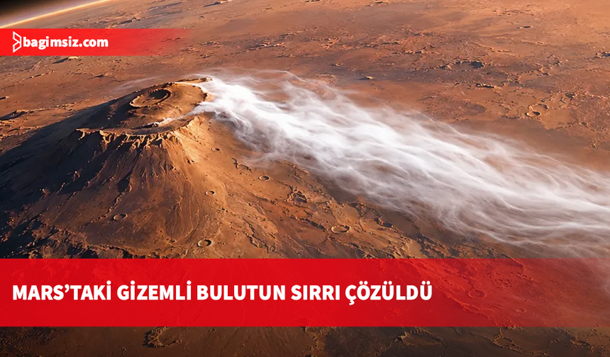 Bilim insanları Mars'taki 1.800 kilometrelik dev bulutun sırrını çözdü