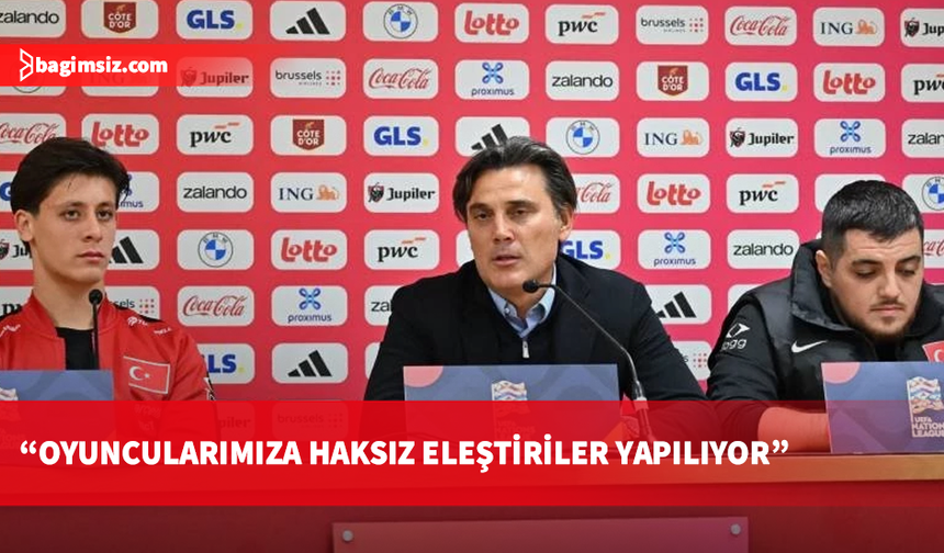 Türkiye A Milli Takım'da Belçika mesaisi: Vincenzo Montella eleştirilere yanıt verdi