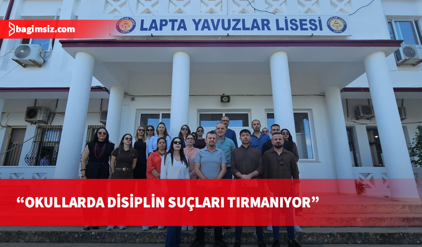 KTOEÖS Lapta Yavuzlar Lisesi’nde: Dere yatağındaki konteynerlerde ders yapılıyor