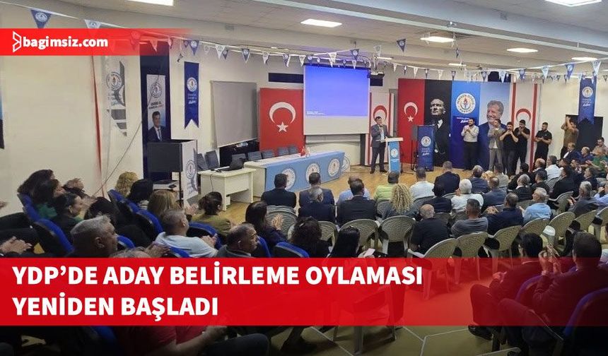 YDP’de elektronik sistemdeki hata nedeniyle oylama yeniden başlatıldı