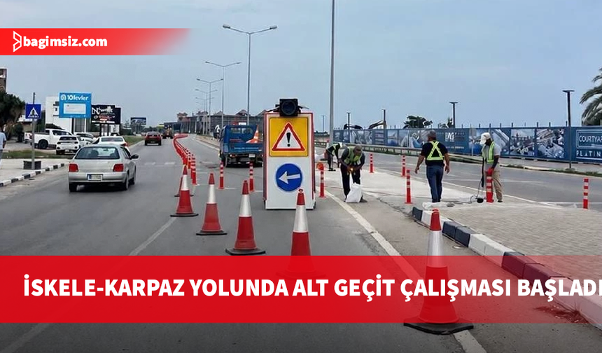 Polisten sürücülere uyarı: Karpaz’dan İskele’ye gidiş yönü trafiğe kapatıldı