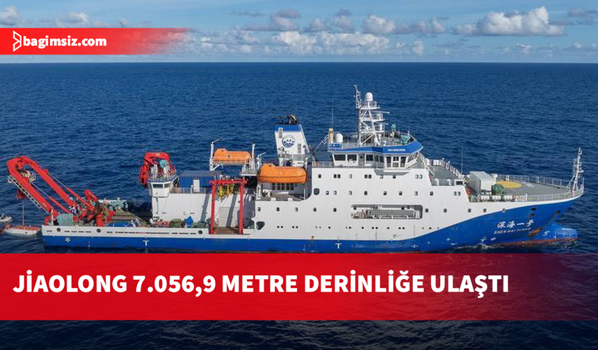 Çin'in Jiaolong aracı test dalışında 7.056,9 metreyle en yüksek derinliğe ulaştı