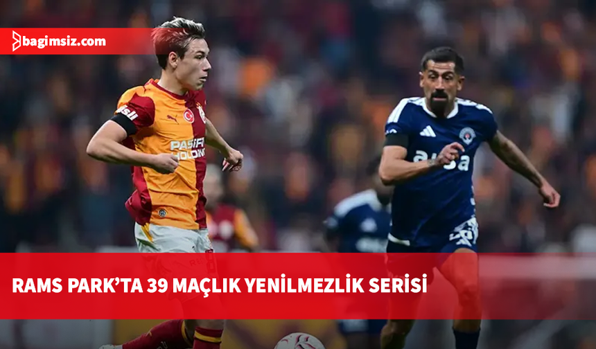 Galatasaray, RAMS Park'ta Kasımpaşa'yı 3-1 yendi: Evinde 39 maçtır yenilmiyor