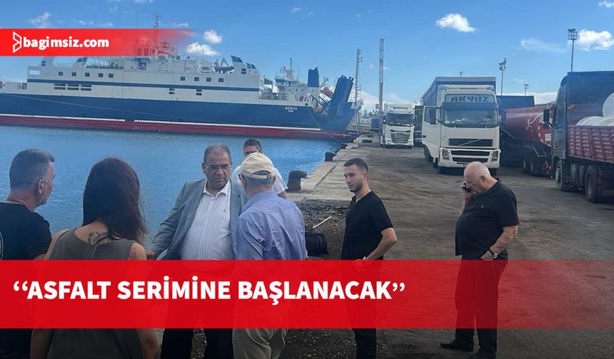 Ulaştırma Bakanı Sucuoğlu, Gazimağusa Limanı’ndaki sorunların çözüme kavuşacağını açıkladı