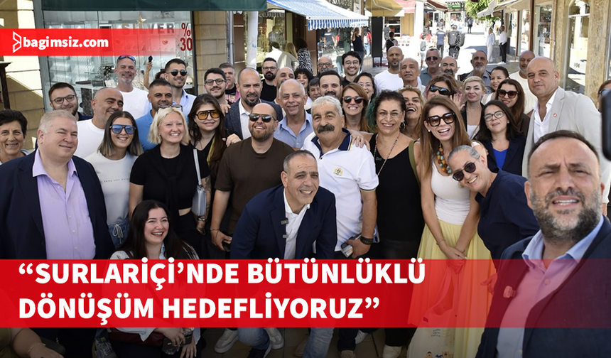 Harmancı Surlariçi’ni ziyaret etti