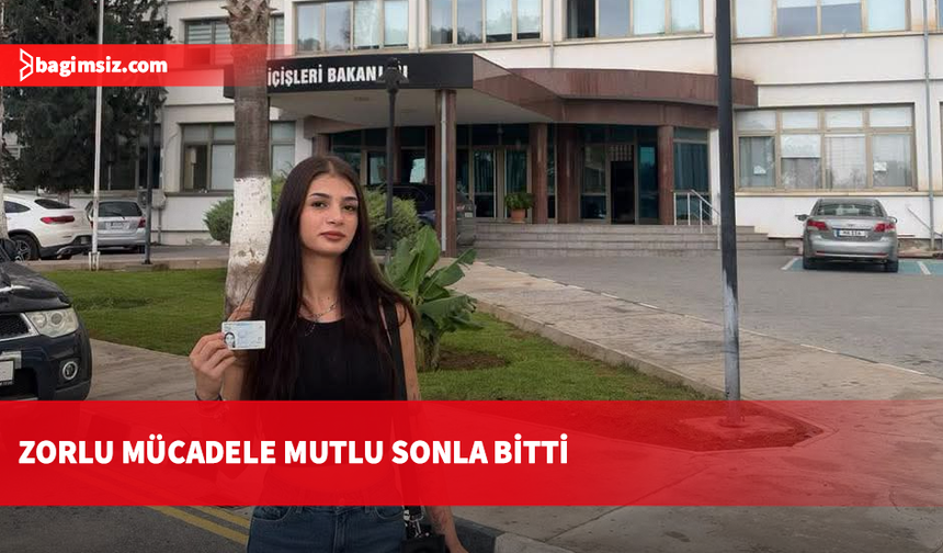Doğup büyüdüğü ülkede "kaçak" diye tutuklanmıştı: Fatoş Horuz KKTC kimliğine kavuştu