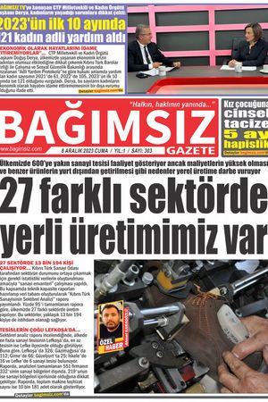 Bağımsız Gazete 303.Sayı