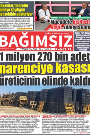 Bağımsız Gazete 521.Sayı