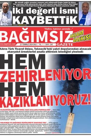 Bağımsız Gazete Akşam Baskısı Sayı 247