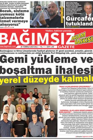 Bağımsız Gazete Akşam Baskısı Sayı 252