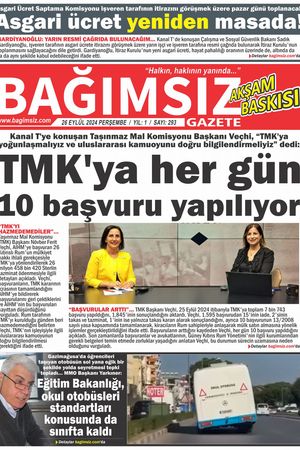 Bağımsız Gazete Akşam Baskısı Sayı 293